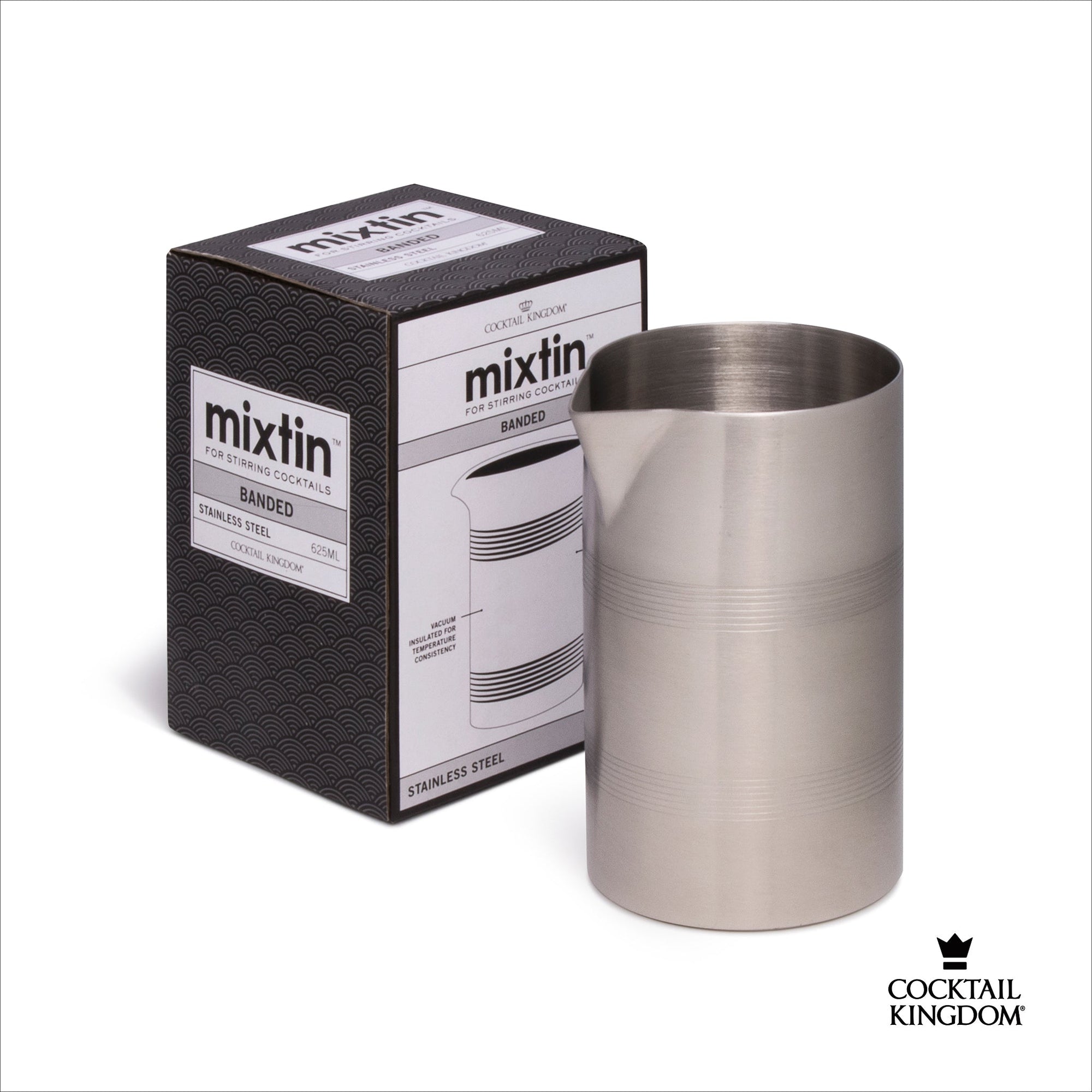 Mixtin Stirring Tin 625ml (21oz) / Banded