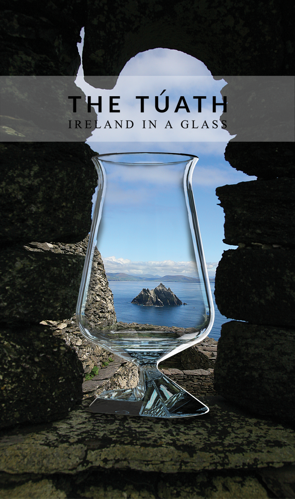 Bicchiere da Whiskey Irlandese Tuath 21cl