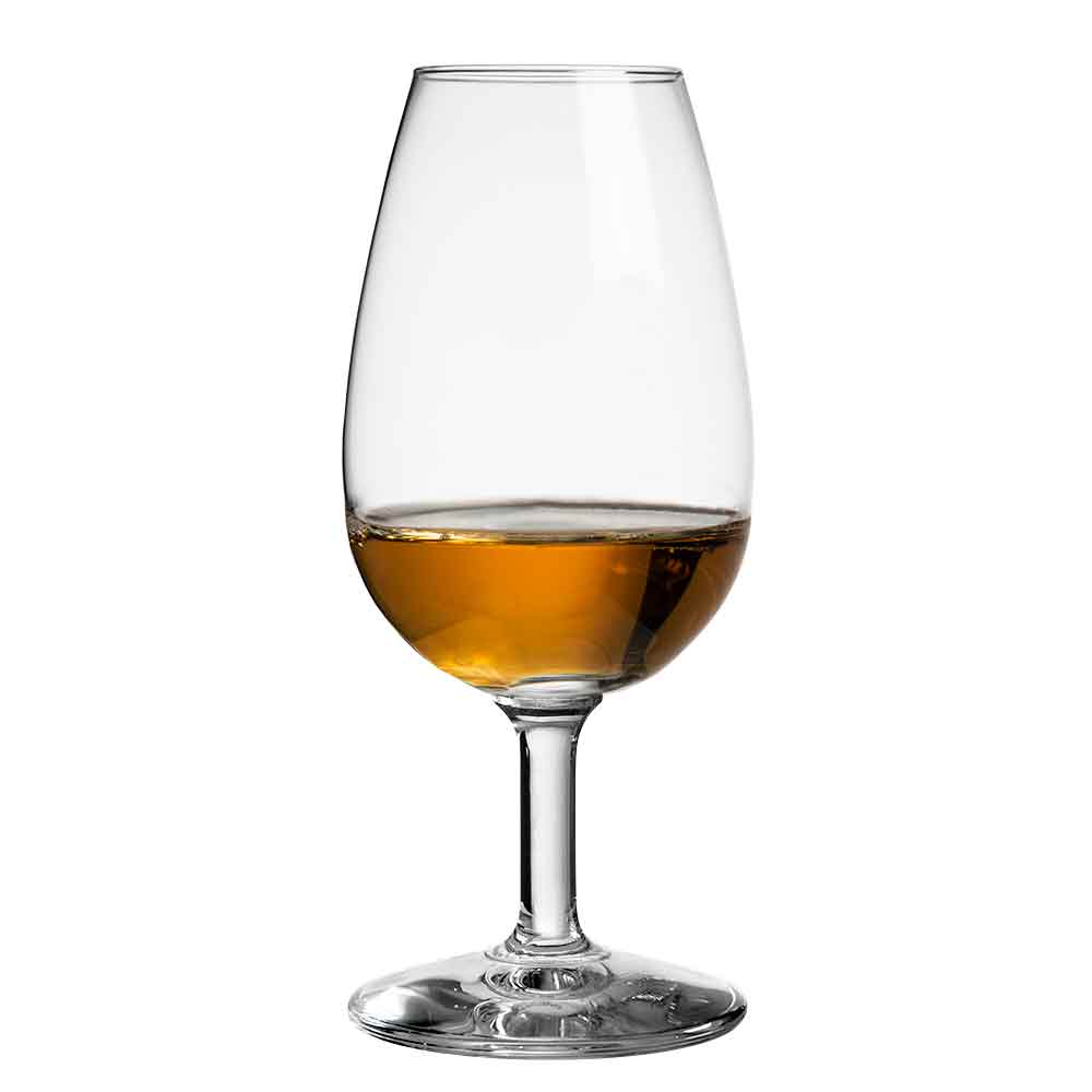 Verre de dégustation de whisky de distillerie et couvercle en verre de montre 14cl
