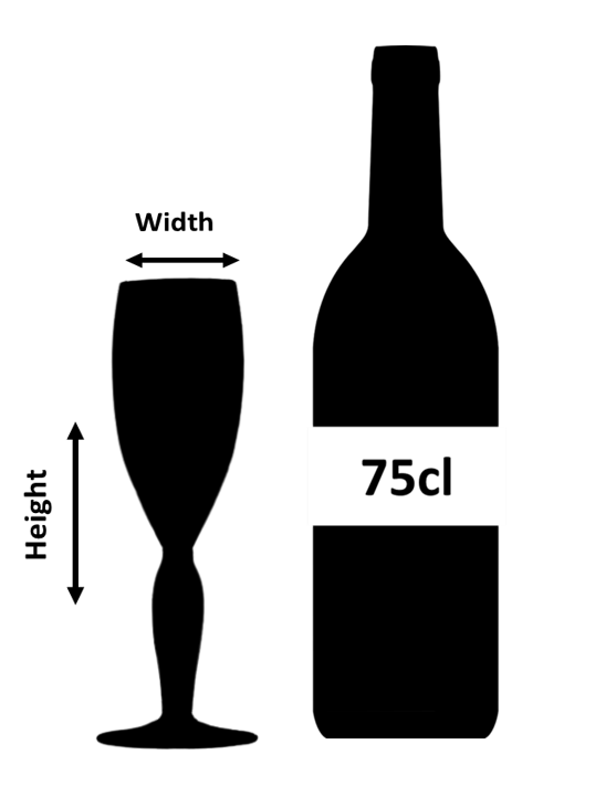 Flûte à Champagne Castello 21cl