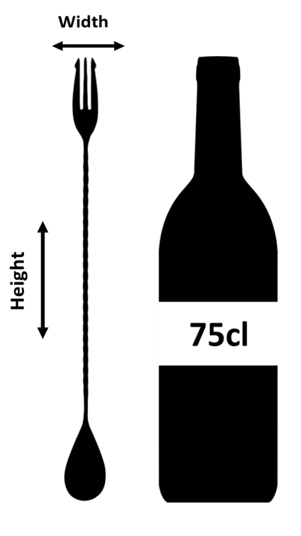 Cuillère à Bar Trident 30cm