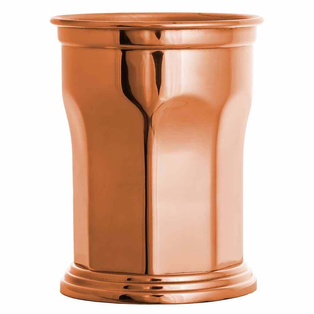 Achtkantiger Kupfer-Julep-Becher 39cl