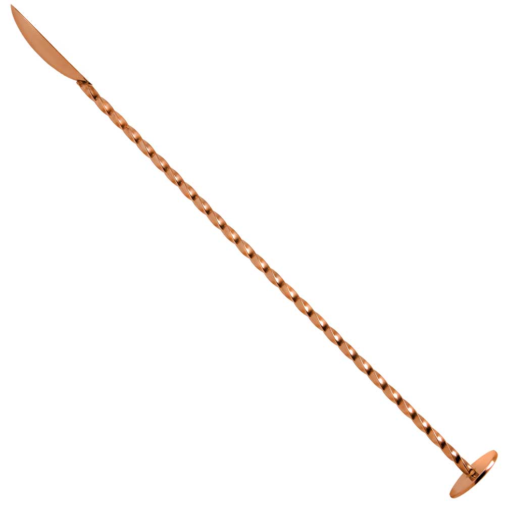 Klassischer Roségold Bar Löffel 27cm