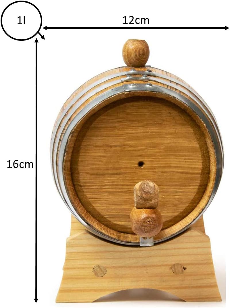 Eichenfass für Cocktails 1 Liter