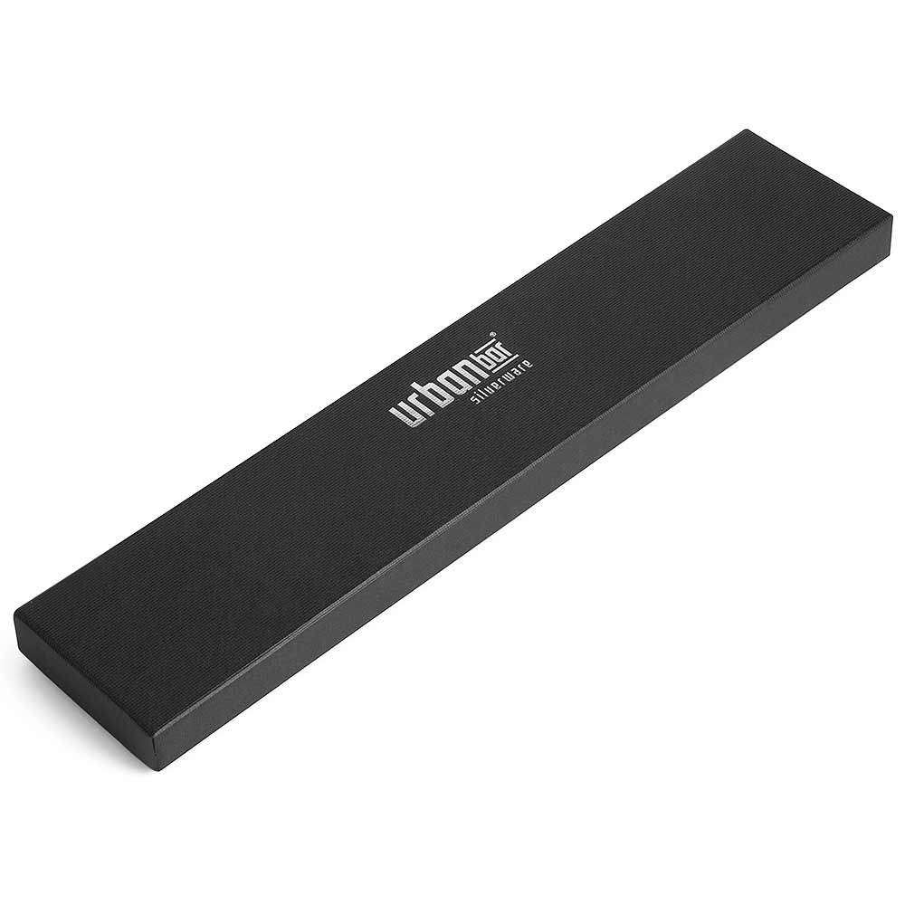 Cucharilla de Bar Classico de Acero Inoxidable Plateada con Forma de Concha - 32cm