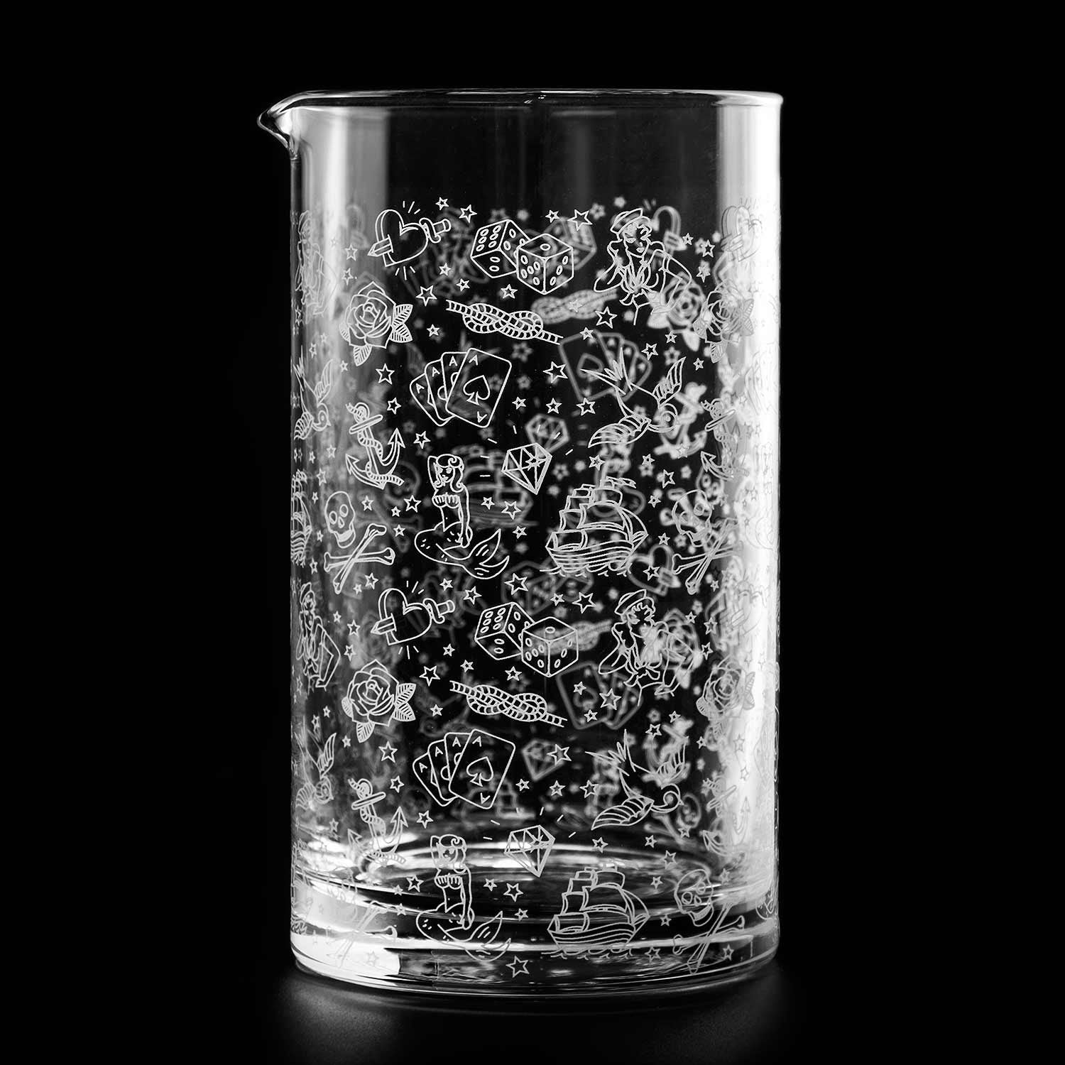 Pichet à Cocktail en Verre Tattoo 80cl
