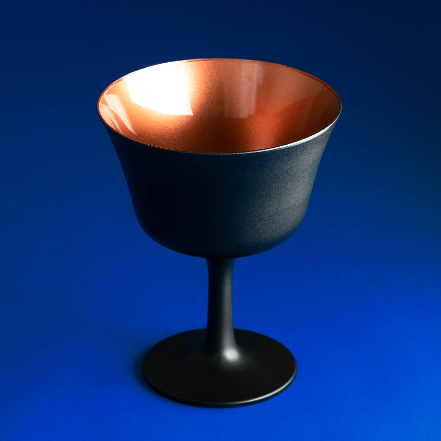 Schwarzer Champagner-Cocktailglaskelch 20cl Oro Nero Fizz