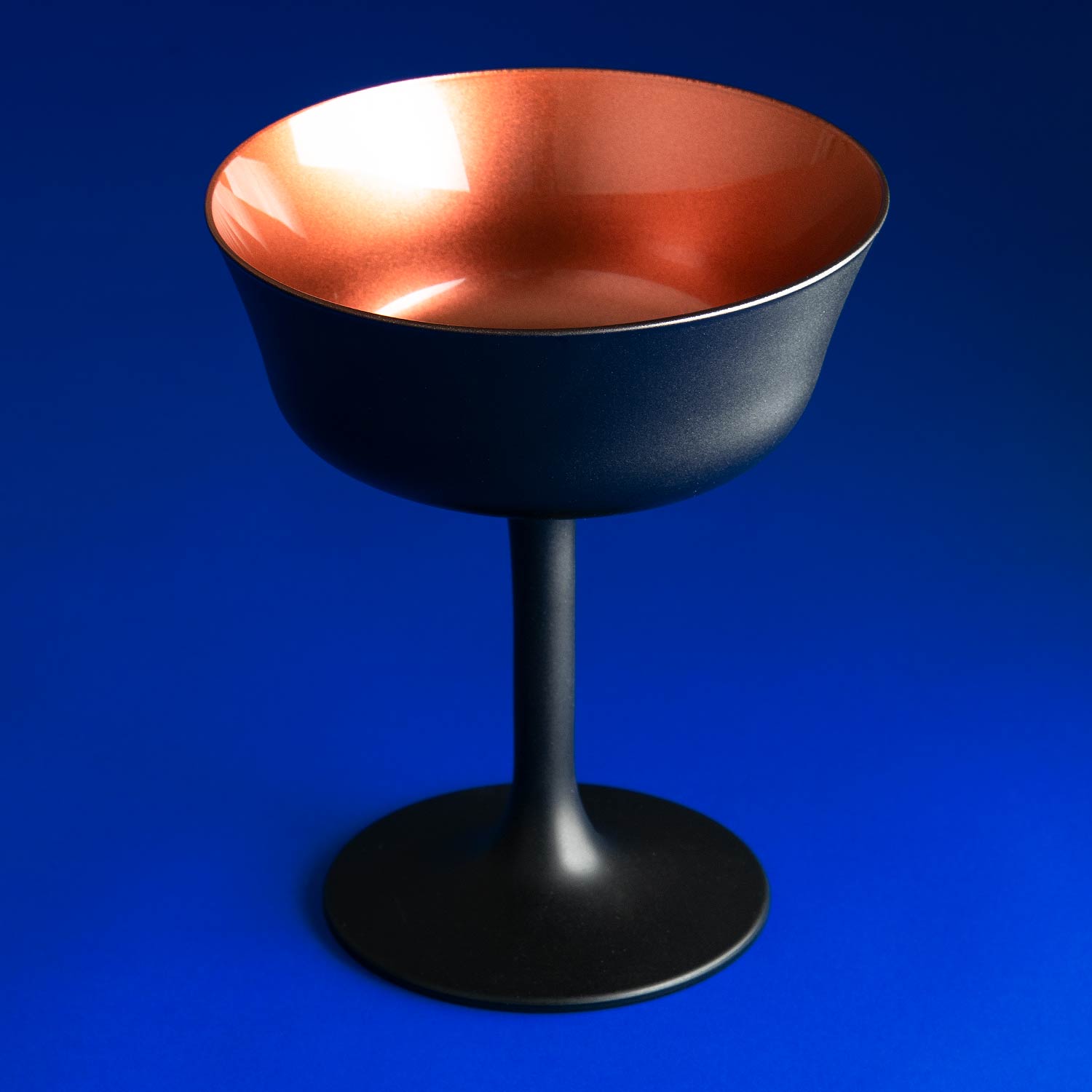 Piattino per Cocktail Champagne Nero 26cl Oro Nero Fizzio