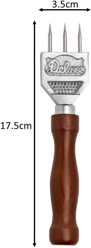 Picahielos Estándar de 3 Puntas - 17,5 cm