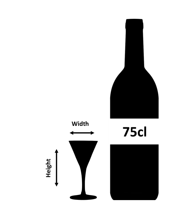 Verdot Copa de Martini Mini - 4,5 cl