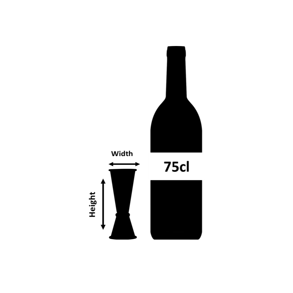 Ginza Edelstahl Jigger 25ml/50ml