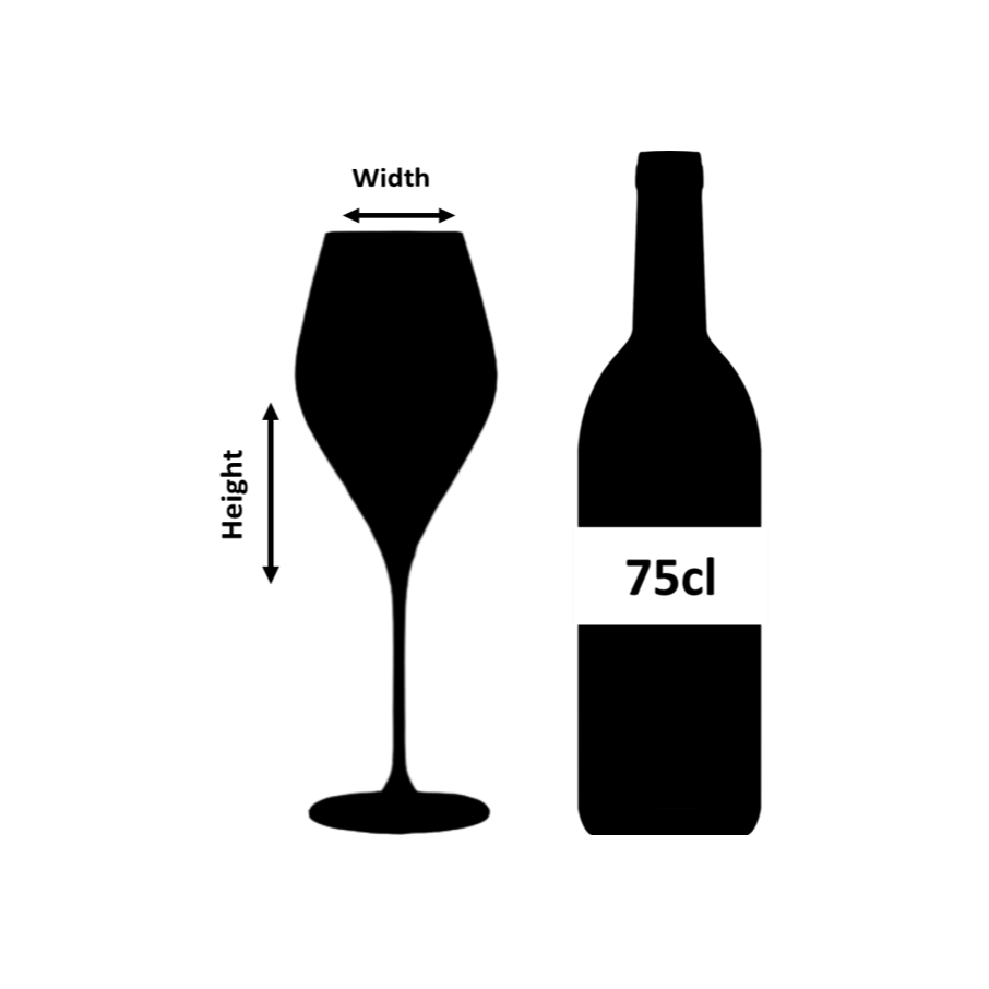 Bicchiere da Vino in Cristallo Bacci 56cl