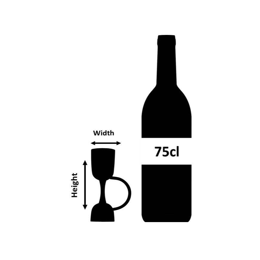 Coley® Kupfer-Jigger 25ml/50ml