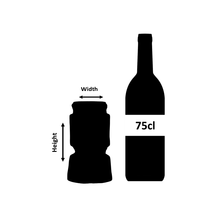 Tazza da cocktail tropicale Moai Tiki 50cl