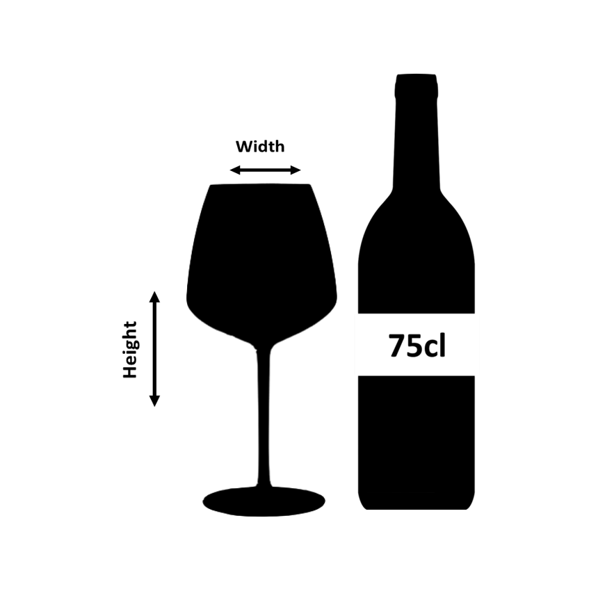 Bicchiere Vino In Plastica Infrangibile Iris 76cl