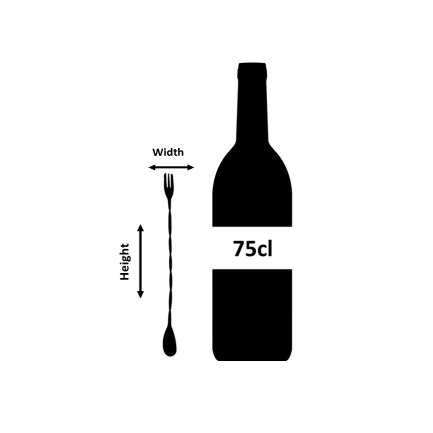 Cucchiaio da Bar Mescolatore per Bevande 18 cm
