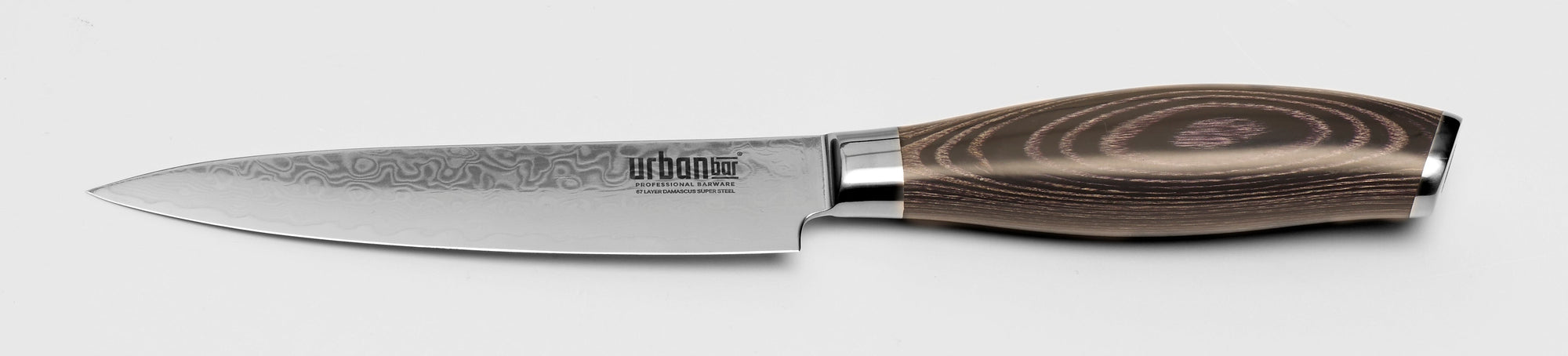 Damascus Cuchillo de Barra de Acero - 14,5 cm
