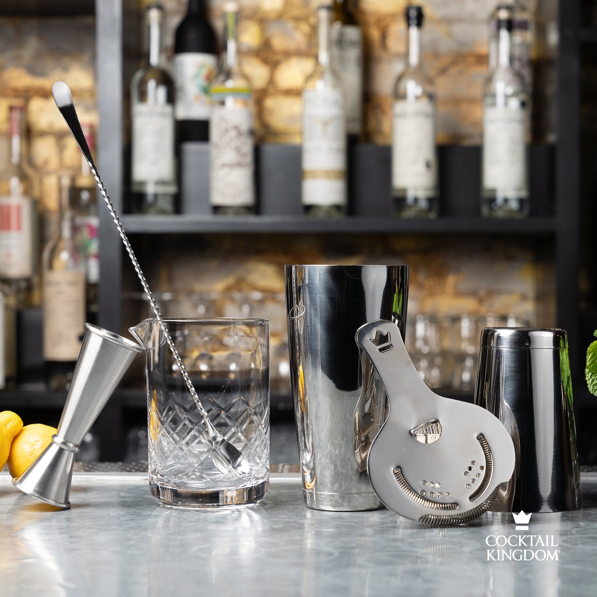 Cocktail Kingdom® Set Esencial de Cocteles - Acero Inoxidable