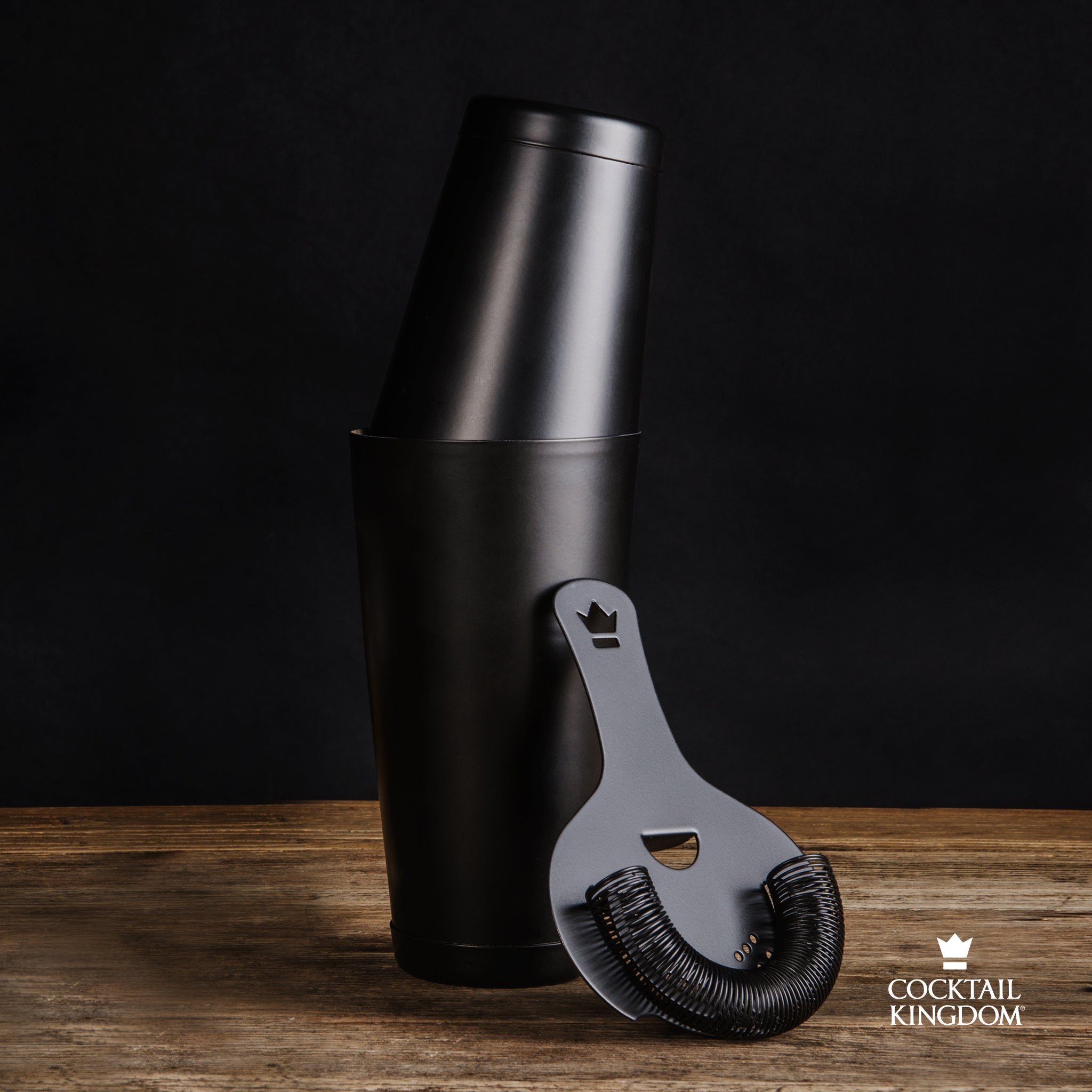 Set of Two Koriko® Weighted Shaking Tins - Matte Black