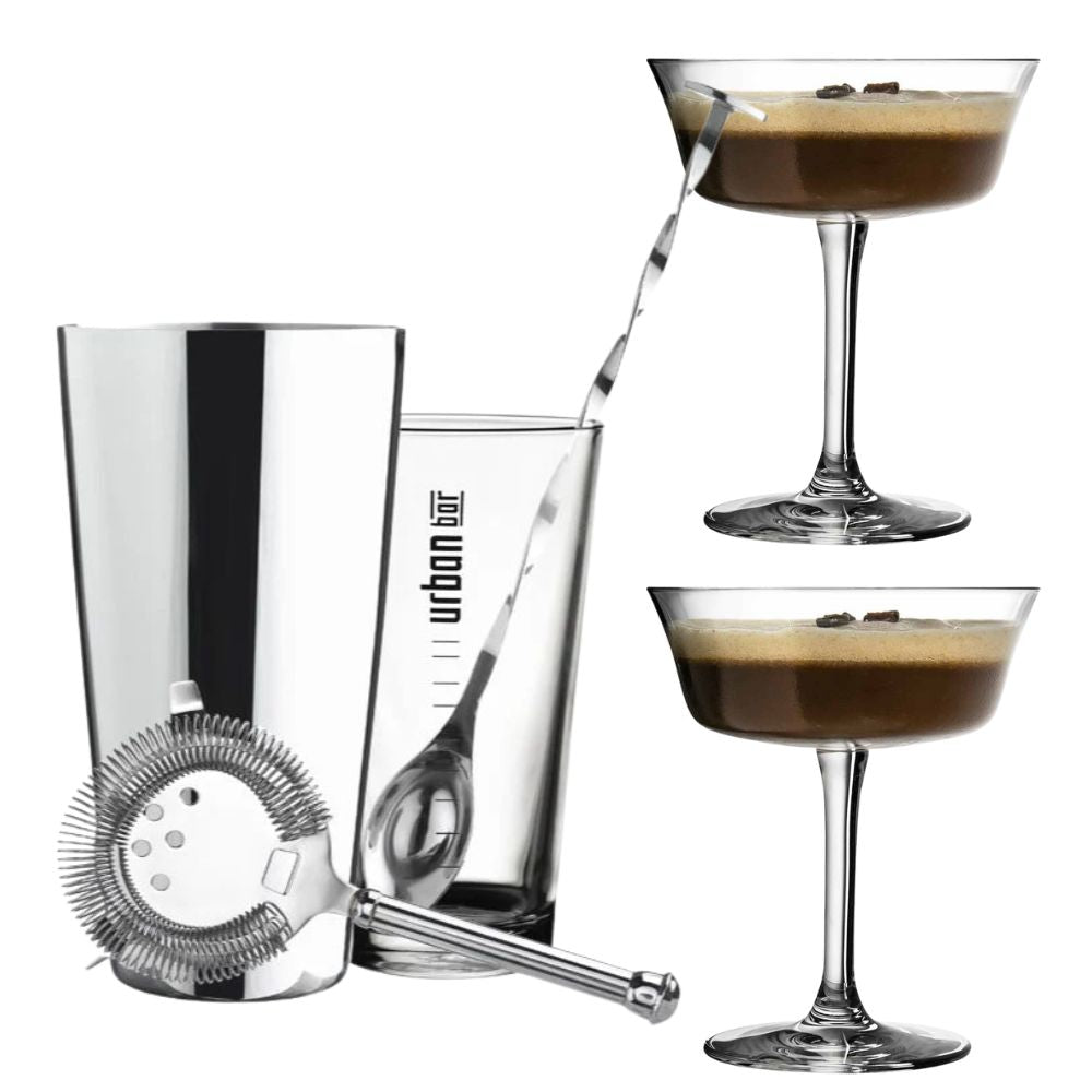 Cocktail Kit and Fizzio Glasses