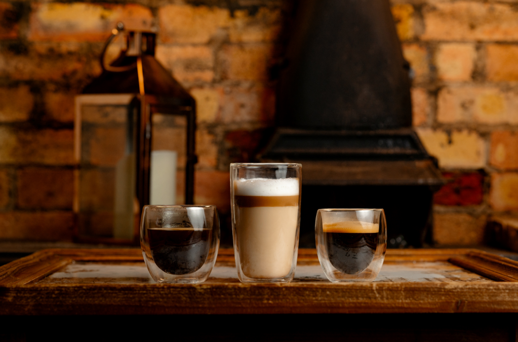 Vasos de Café Napoli Cortos de Doble Pared - 15 cl (caja de 2)