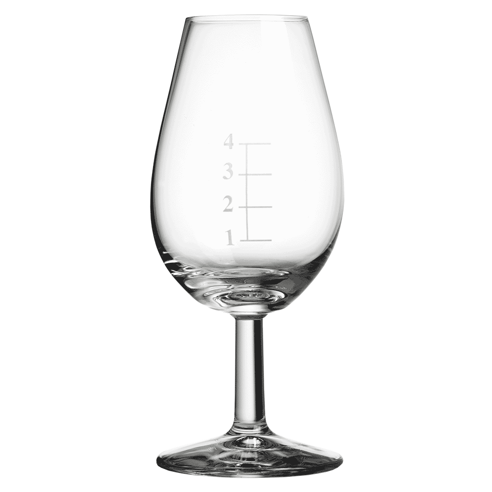 Brennerei-Whisky-Schnupperglas mit Messlinien, 14 cl