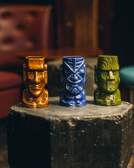 Tasse à cocktail tropicale Moai Tiki 50cl