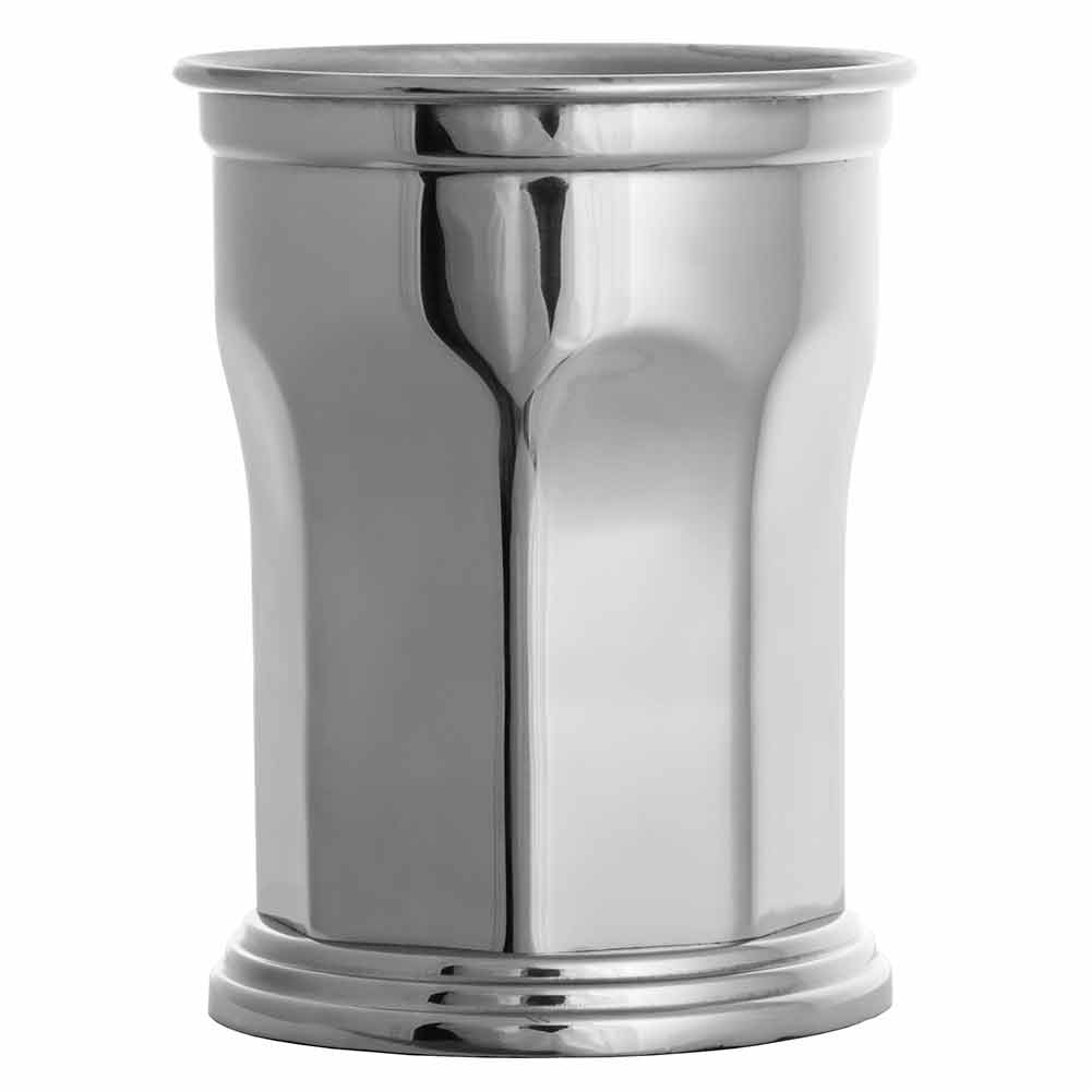 Achteckiger Julep-Becher aus Edelstahl, 39 cl