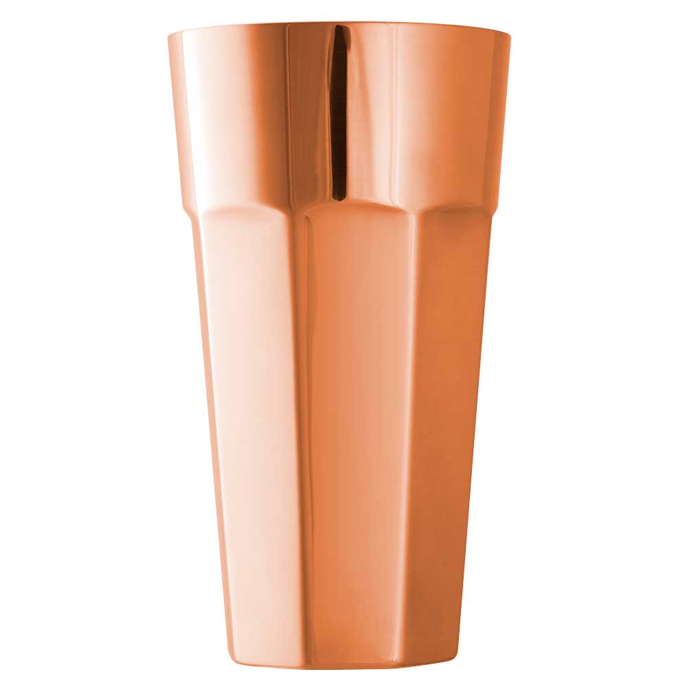 Shaker Boston Octogonal en Cuivre Boîte 70cl