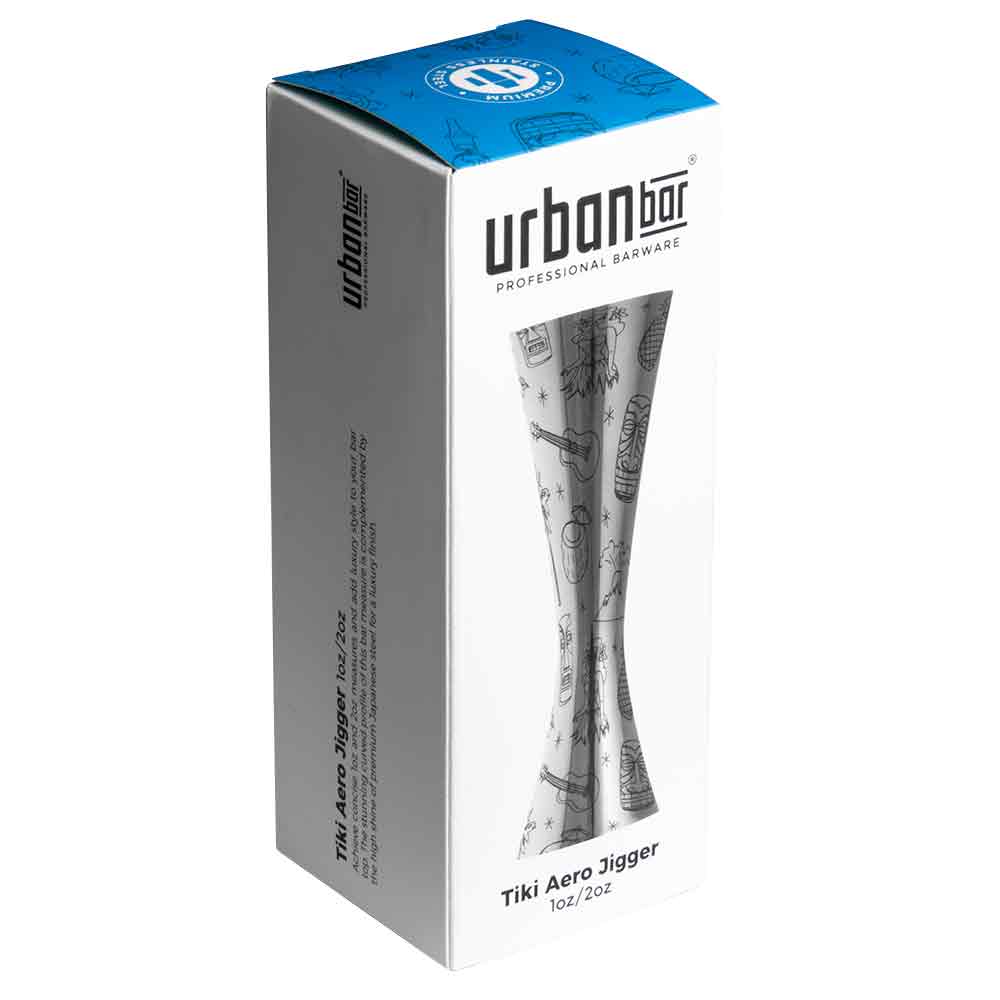 Jigger en acier inoxydable Tiki Aero® 1oz/2oz