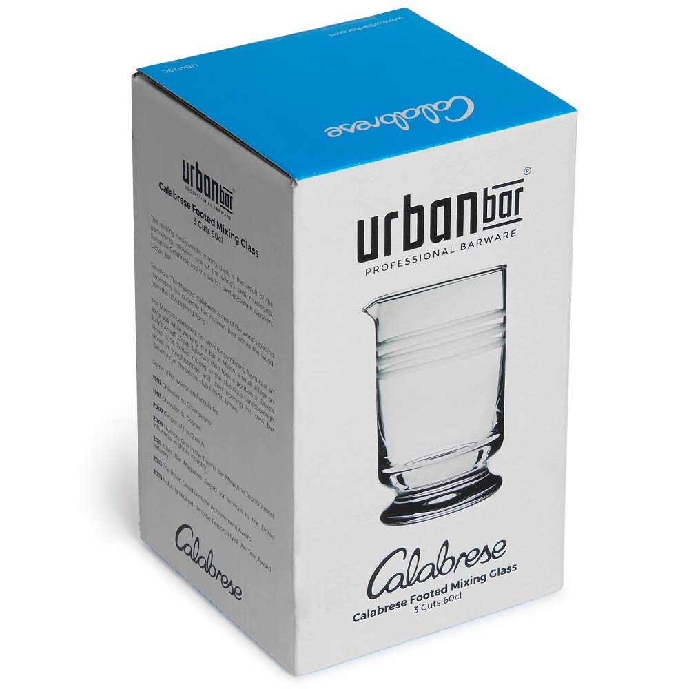 Vaso Mezclador con Base para Cóctel Calabrese 3 Cortes -60 cl