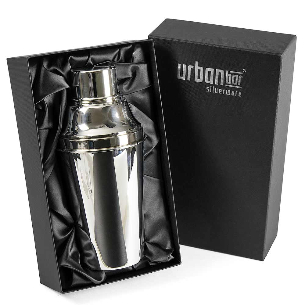 Classico Grand shaker à cocktail plaqué argent 1,5 pinte