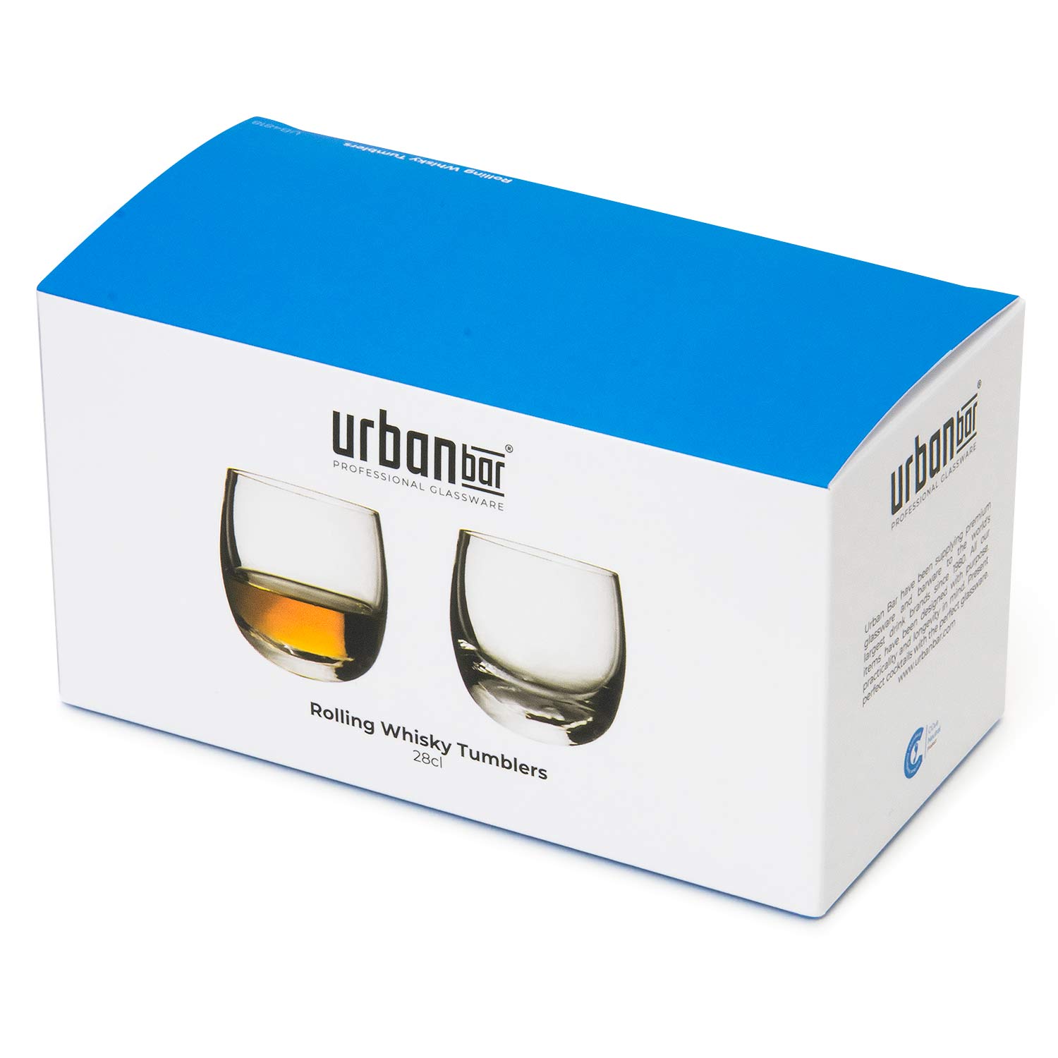 Vasos de Whisky Rodantes - 26 cl - Paquete de Regalo