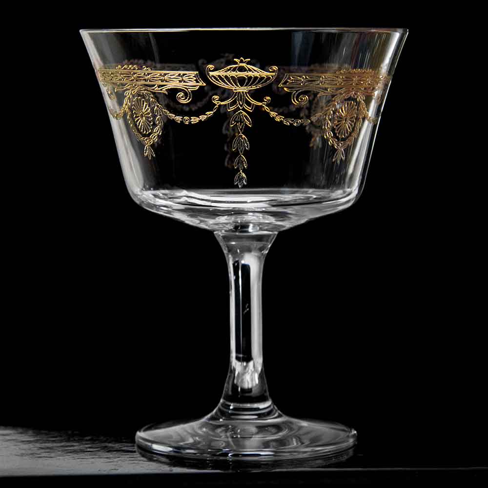 Verre à Cocktail Coupé 1890 Gold Fizz 20cl