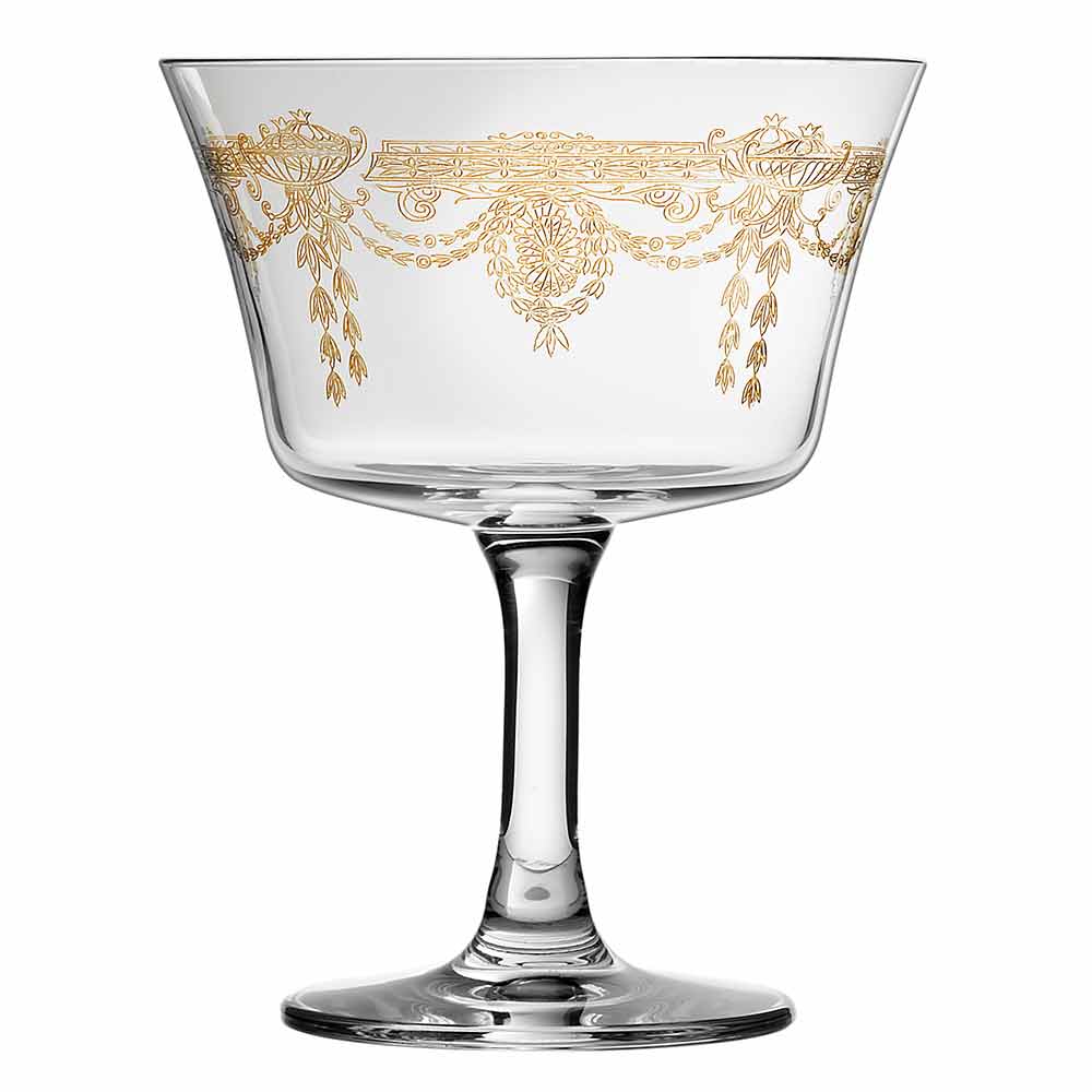 1890 Gold Fizz Cocktailglas Coupe 20cl