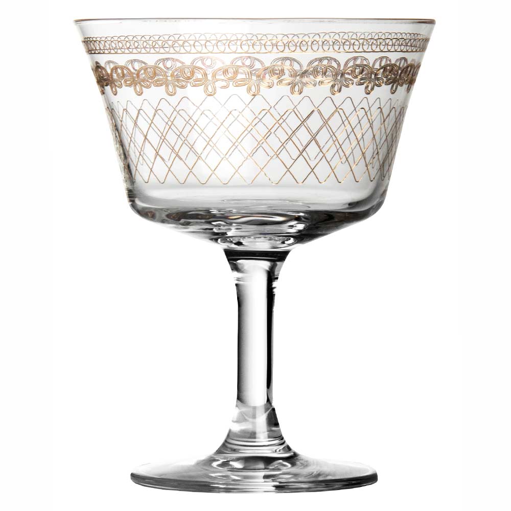 Bicchiere da cocktail Fizz Gold 1910, 20 cl