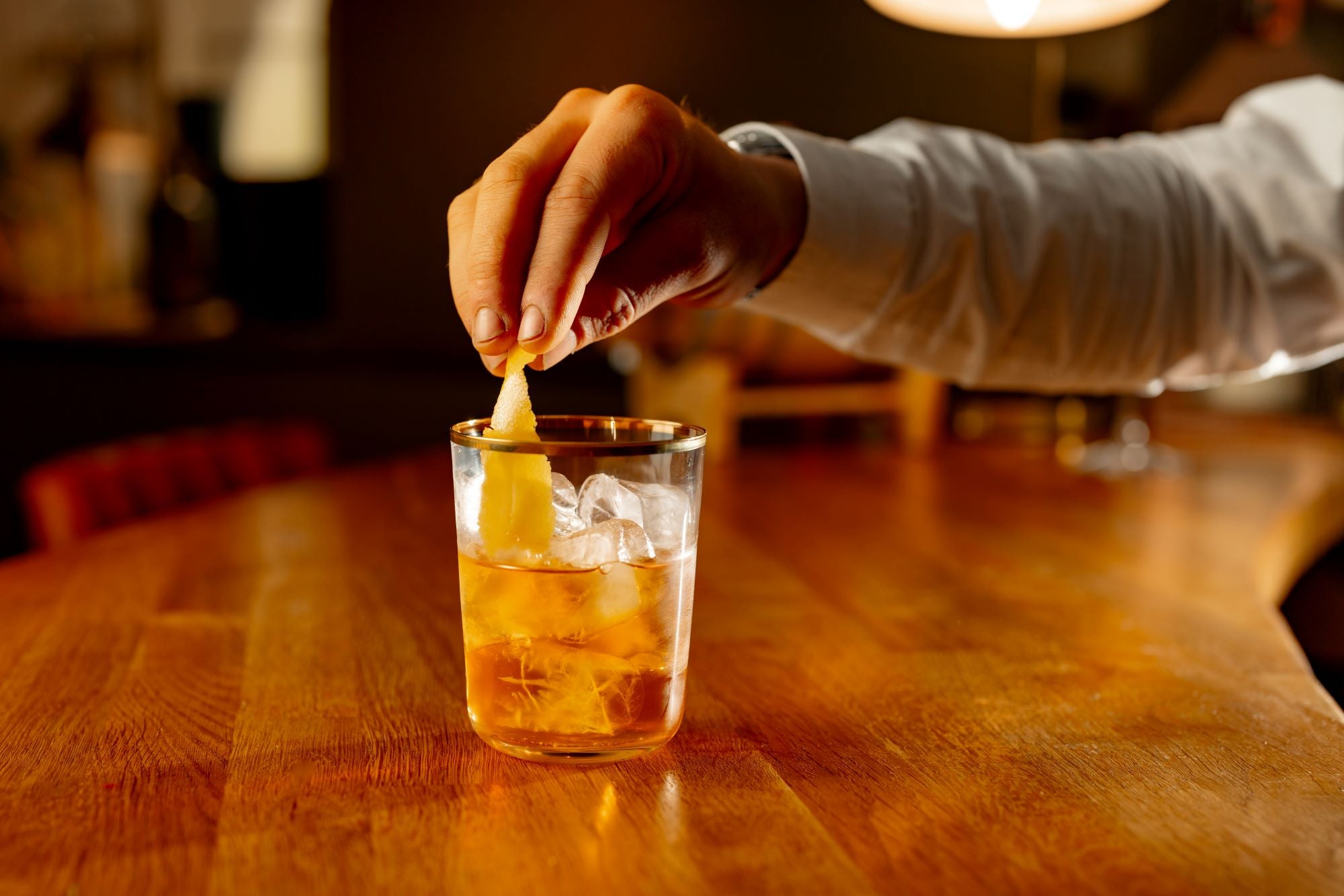 Vaso Fluet Highball con Borde Dorado - 45 cl