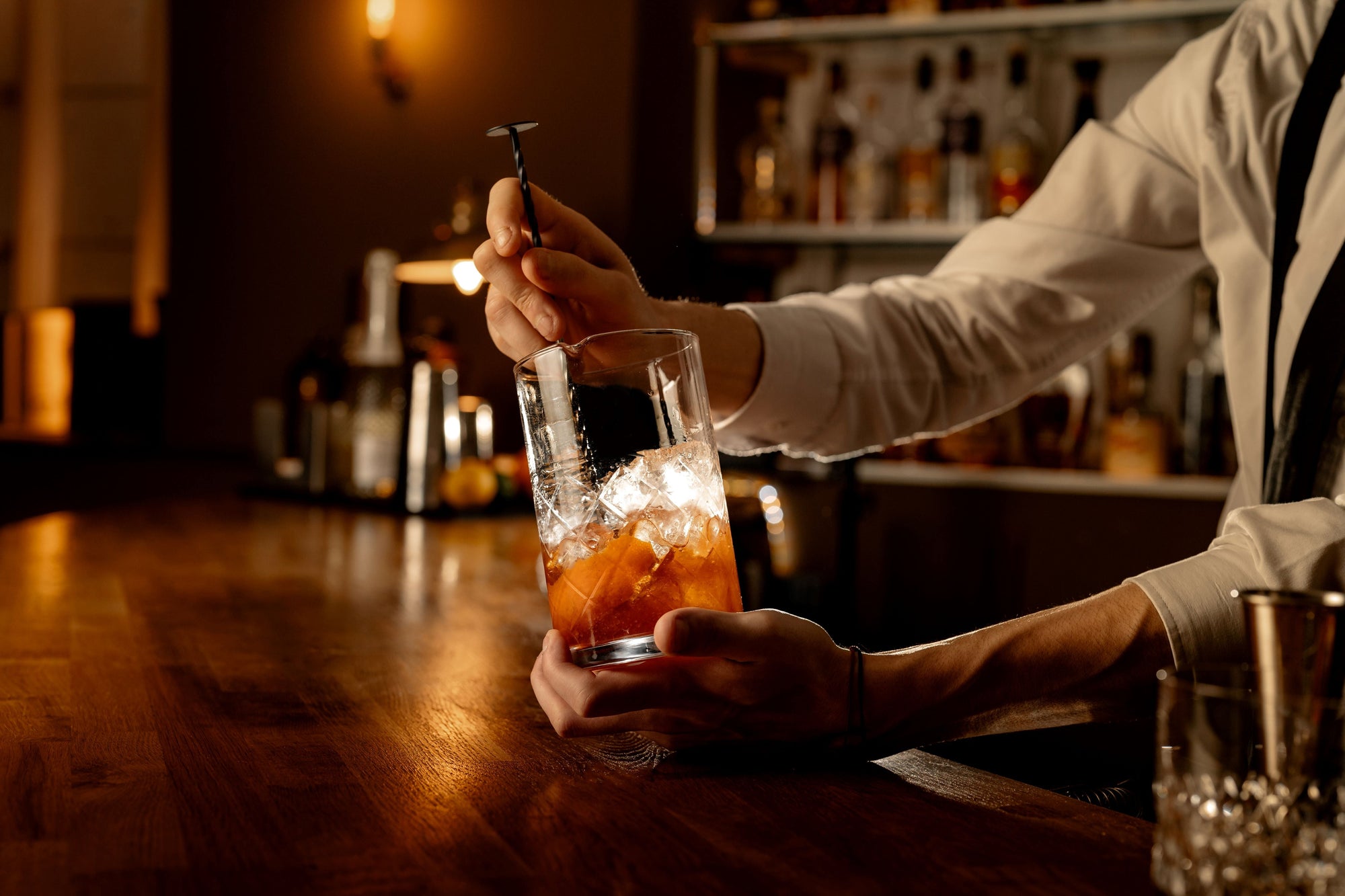 Cuillère de bar classique en acier inoxydable 27 cm