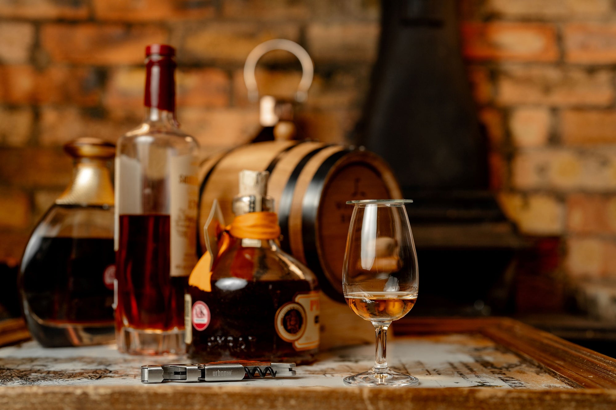 Verre de dégustation de whisky de distillerie et couvercle en verre de montre 14cl
