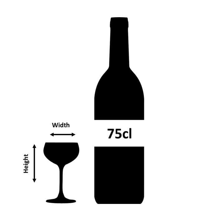 Coupette à Champagne Bordure Dorée 15cl