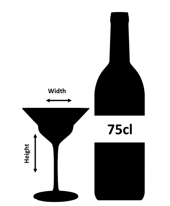 Calabrese Cocktail Martini Glas 15cl
