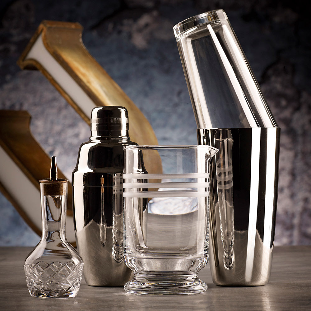 Vaso Mezclador con Base para Cóctel Calabrese 3 Cortes -60 cl