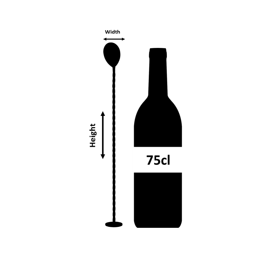 Cucchiaio Bar Calabrese In Acciaio Inox 31cm