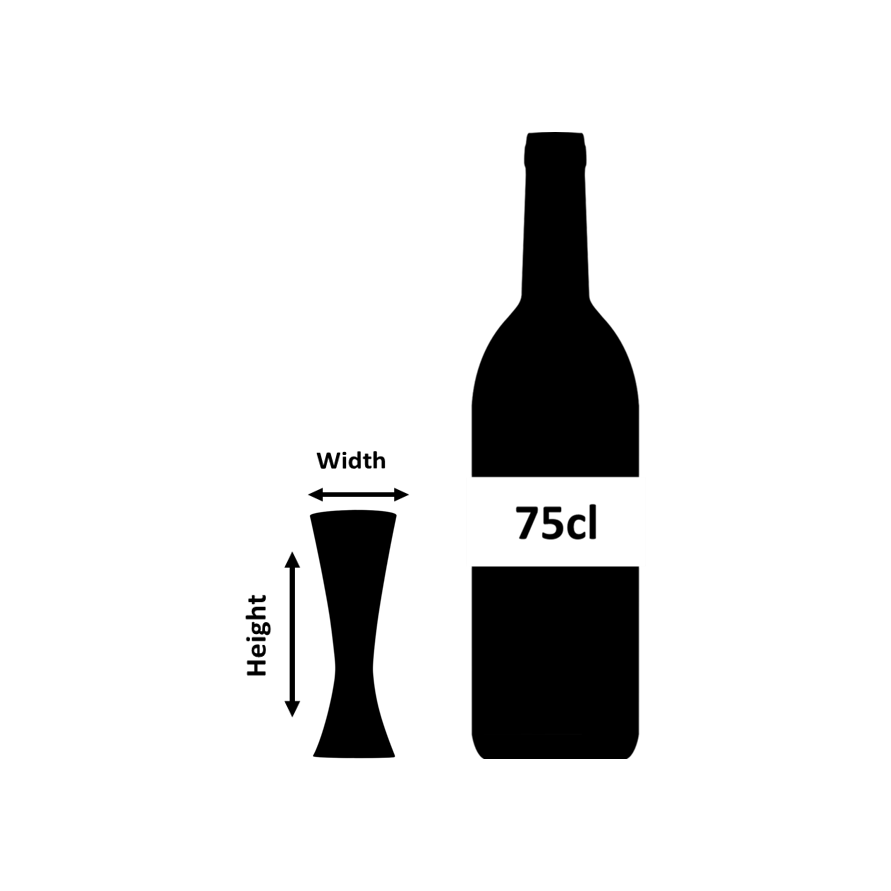 Tiki Aero® Edelstahl-Messbecher 25 ml/50 ml