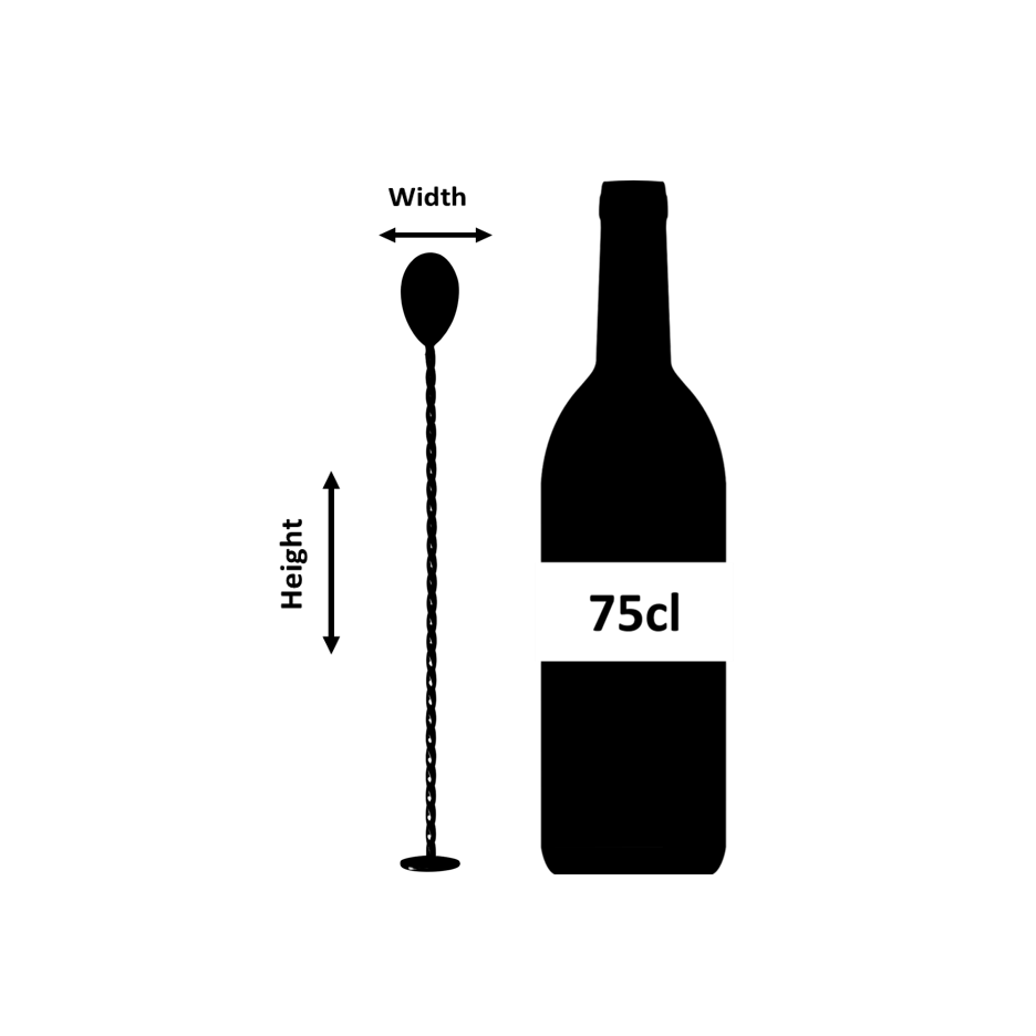 Cuillère de Bar Drop en Inox 30cm