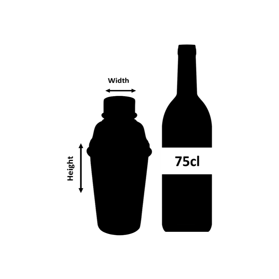 Classico Grand shaker à cocktail plaqué argent 1,5 pinte