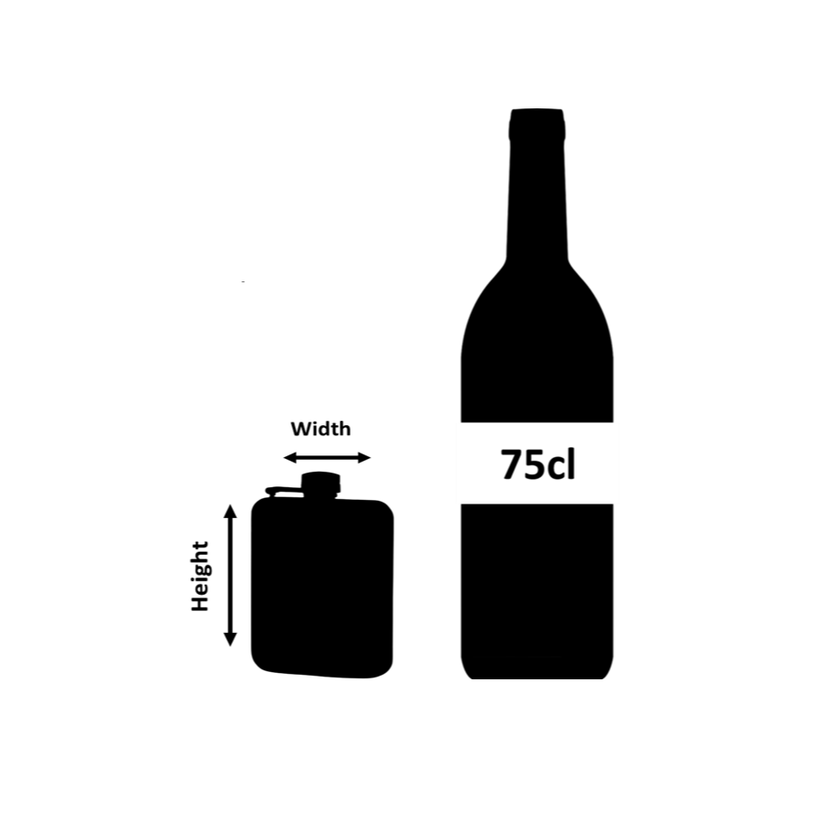 Petaca de Acero Inoxidable - 20 cl