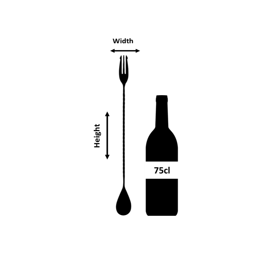 Trident Cucharilla de Bar de Cobre - 40 cm