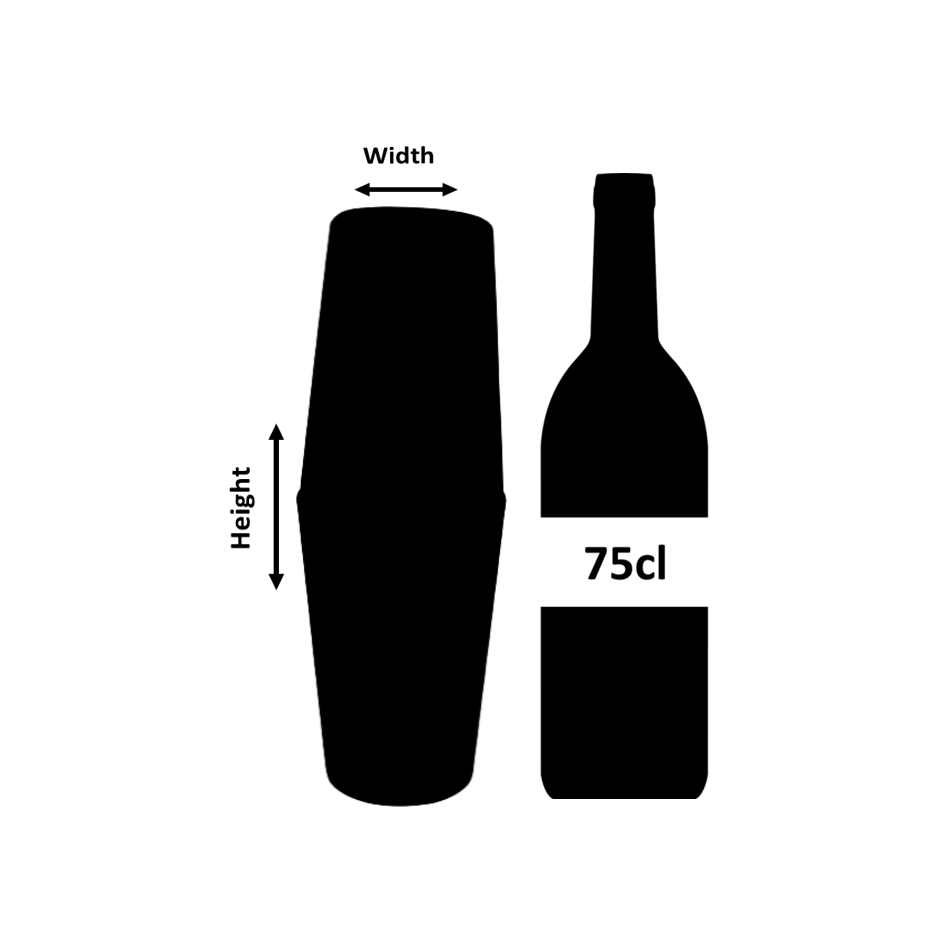 Classico shaker per cocktail Tin-on-Tin grande placcato in argento da 1,5 pinta